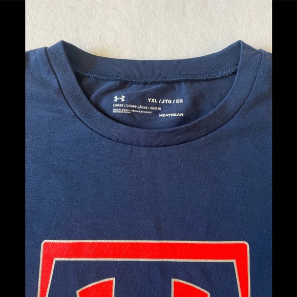 UNDER ARMOUR Boys HEATGEAR Short Sleeve Tee YXL - Picture 6 of 7